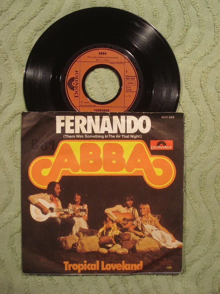 ABBA 7" Vinyl Single: ‘Fernando’ (Duitsland), Cd's en Dvd's, Vinyl Singles, 7 inch, Single, Ophalen of Verzenden, Zo goed als nieuw