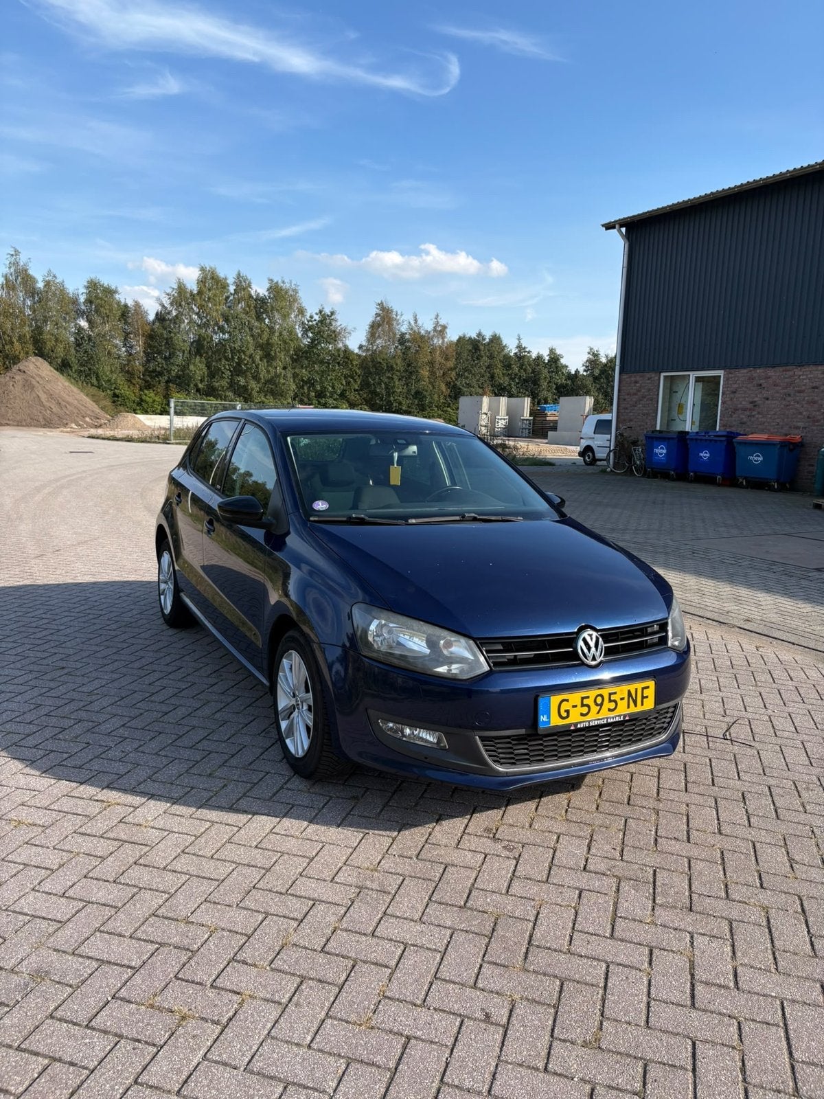 Volkswagen Polo 1.4 16V FSI 63KW 2012 Blauw, Auto's, Voorwielaandrijving, 970 kg, 40 €/maand, 4 cilinders