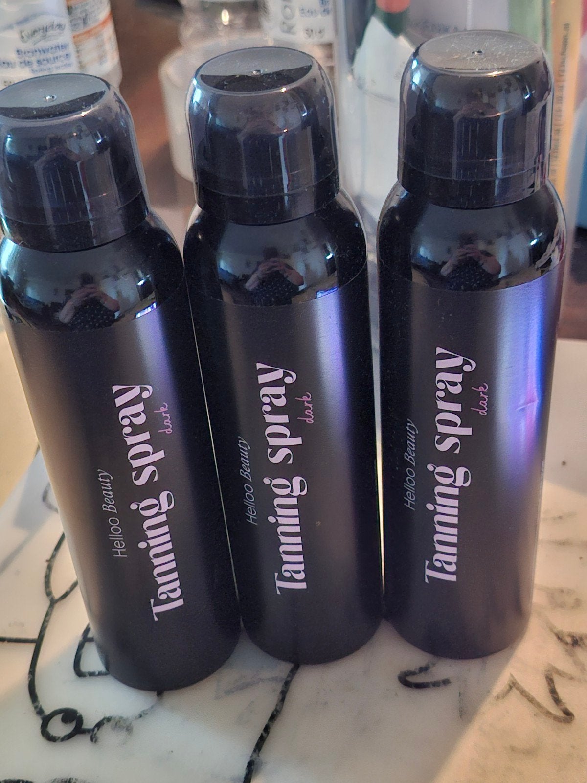 Helloo Beauty Tanning Spray Dark - 100ml, Verzenden, Nieuw, Zonnebrand of After Sun