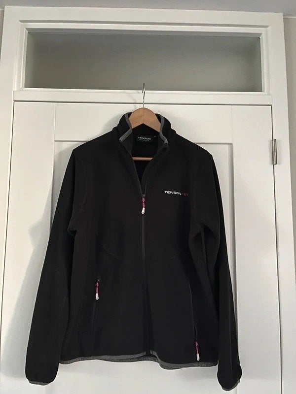 Tenson - zwart fleece vest / jas , maat 44, Kleding | Dames, Zwart, Tenson, Maat 42/44 (L), Ophalen of Verzenden