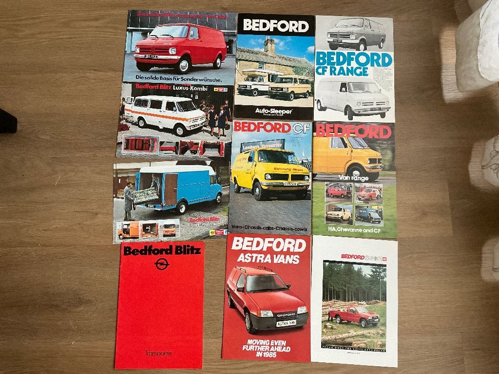 Bedford Brochures, Ophalen of Verzenden, Zo goed als nieuw, Overige merken