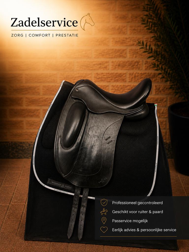 Empire Maratha 17 inch - Passervice mogelijk, Dieren en Toebehoren, Paarden en Pony's | Zadels, Ophalen of Verzenden, Gebruikt