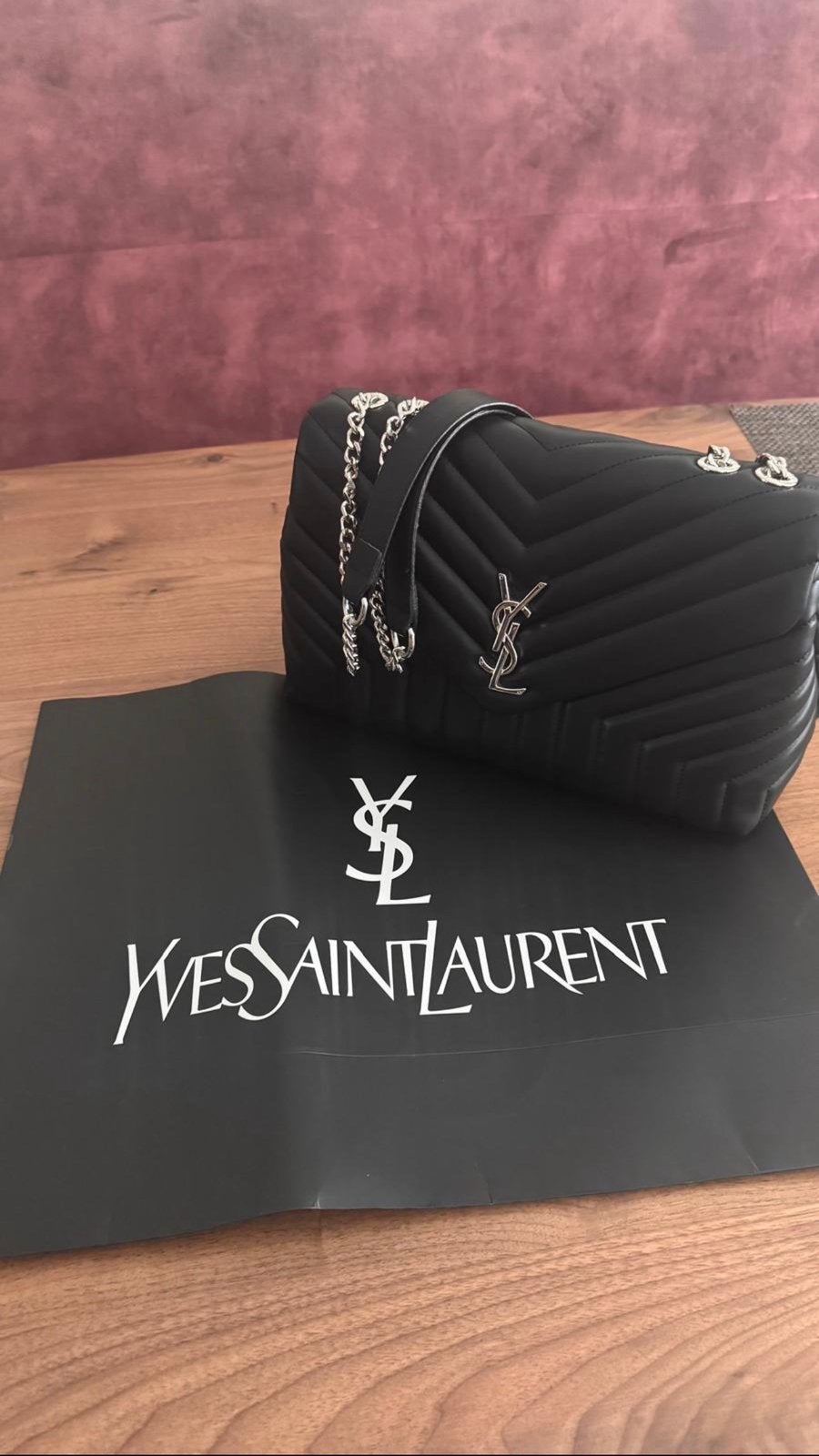 Yves saint lauren (YSL) loulou chain bag, Ophalen of Verzenden, Nieuw
