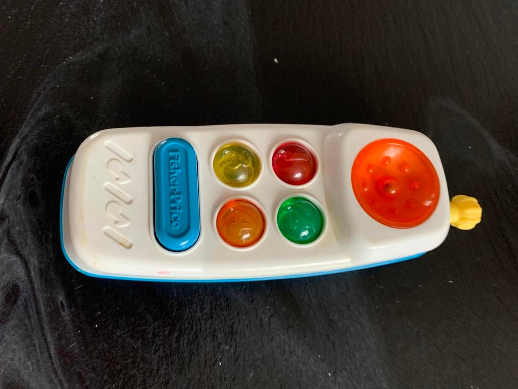 Fisher price telefoon, Kinderen en Baby's, Speelgoed | Fisher-Price, Ophalen, Gebruikt, Overige typen, Met licht