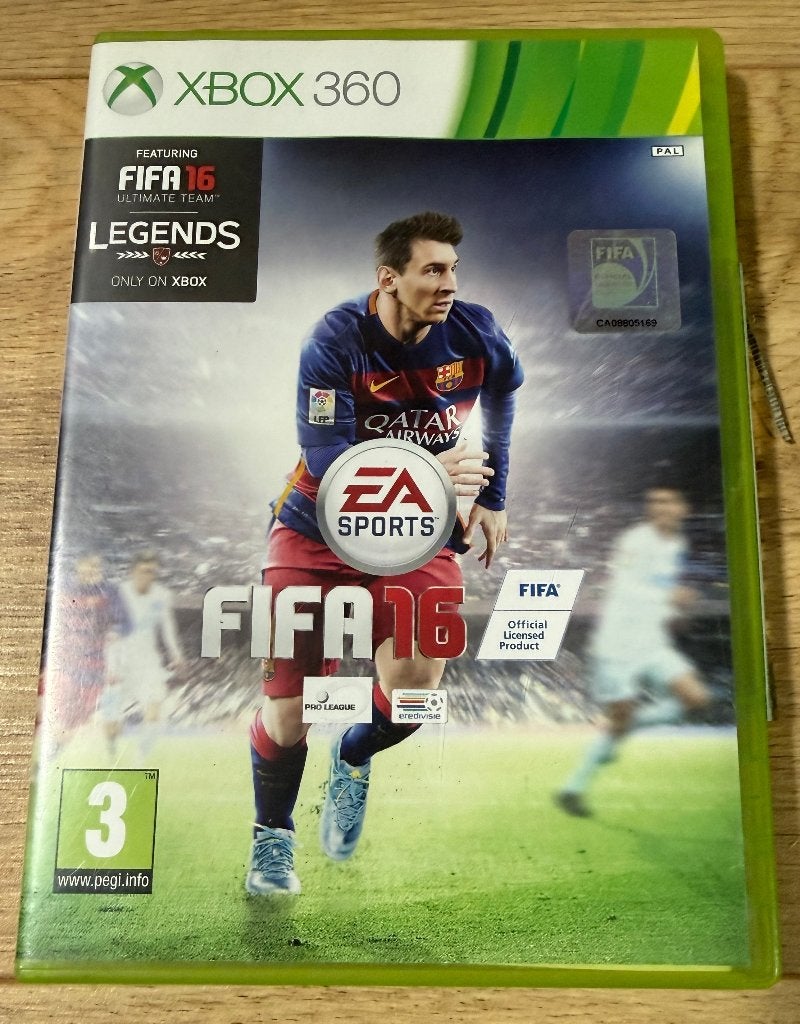 FIFA 16 voor Xbox 360 - Voetbalgame met Messi, Spelcomputers en Games, Gebruikt, 2 spelers, Ophalen of Verzenden, Eén computer