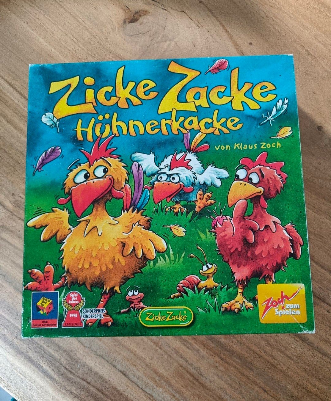 Jakkiebak Kippenkak - Leuk geheugenspel voor kinderen, Drie of vier spelers, Ophalen of Verzenden, Gebruikt, Zoch zum Spielen