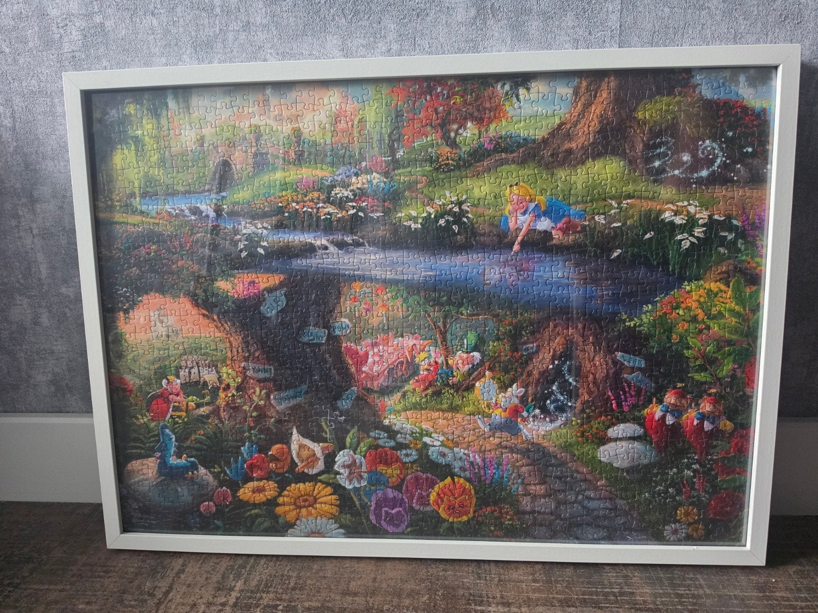 Thomas Kinkade Disney Puzzel (ingelijst) Alice in Wonderland, Ophalen, Mickey Mouse