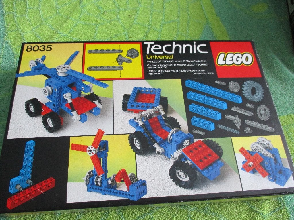 lego technic 8035 Universele bouwset, Ophalen of Verzenden, Gebruikt, Complete set, Lego