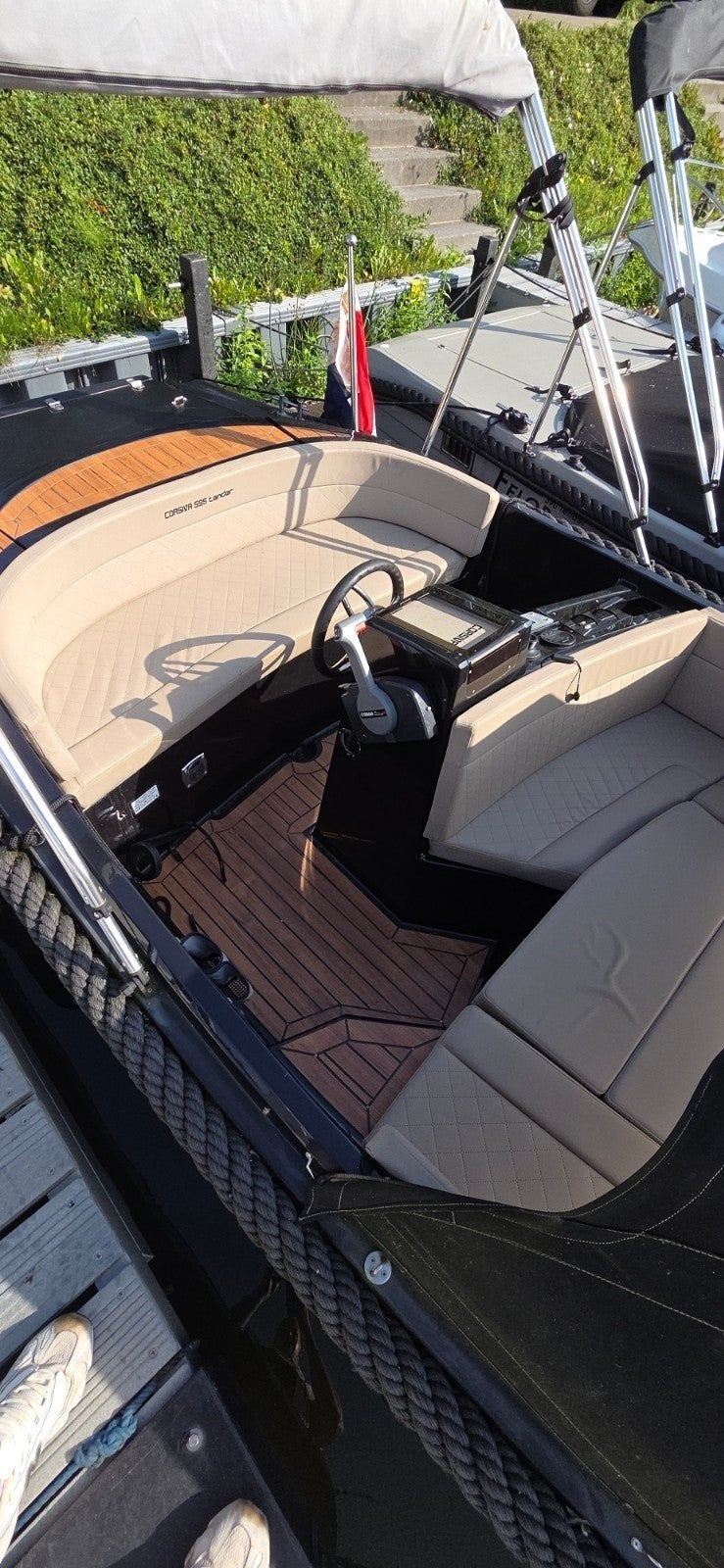 Corsiva 595 Tender - Luxe en Comfort op het Water, Watersport en Boten, Overige merken, Gebruikt, Buitenboordmotor, Biminitop