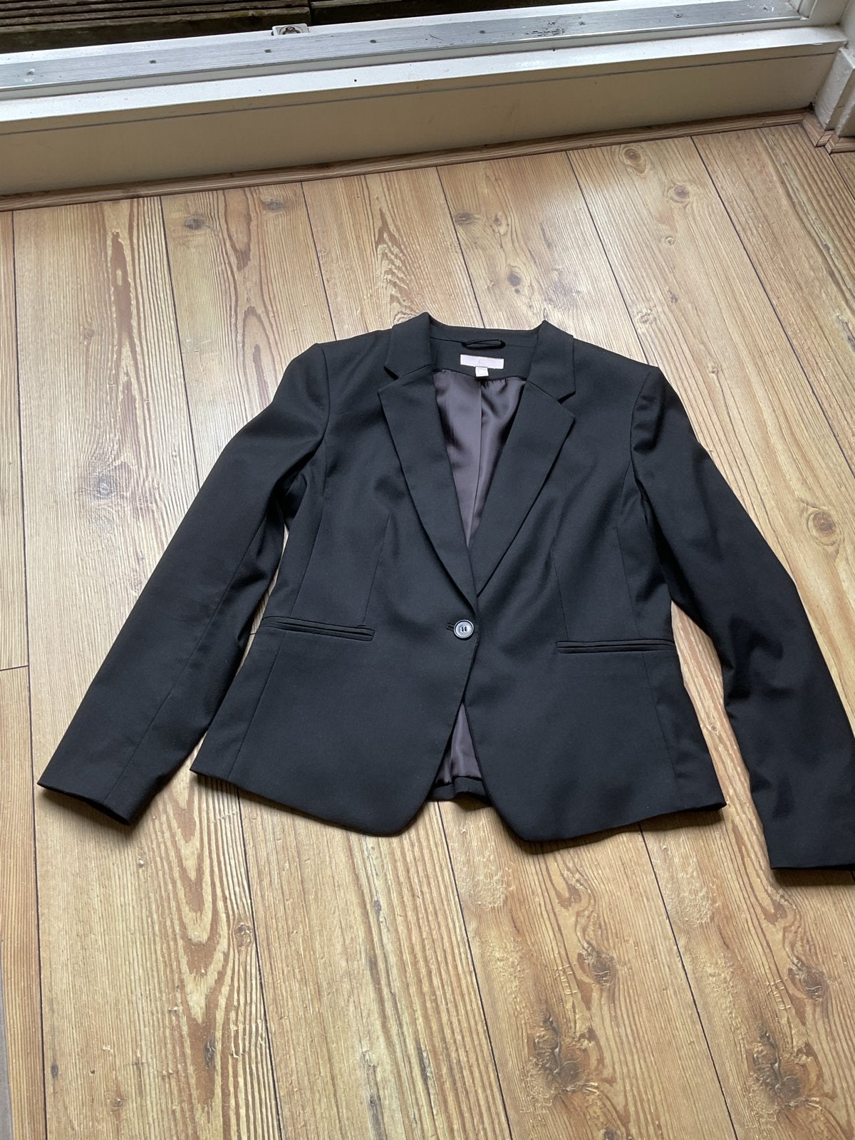 Zwart H&M Jasje - Maat 44, Zwart, Maat 42/44 (L), Ophalen of Verzenden, Zo goed als nieuw