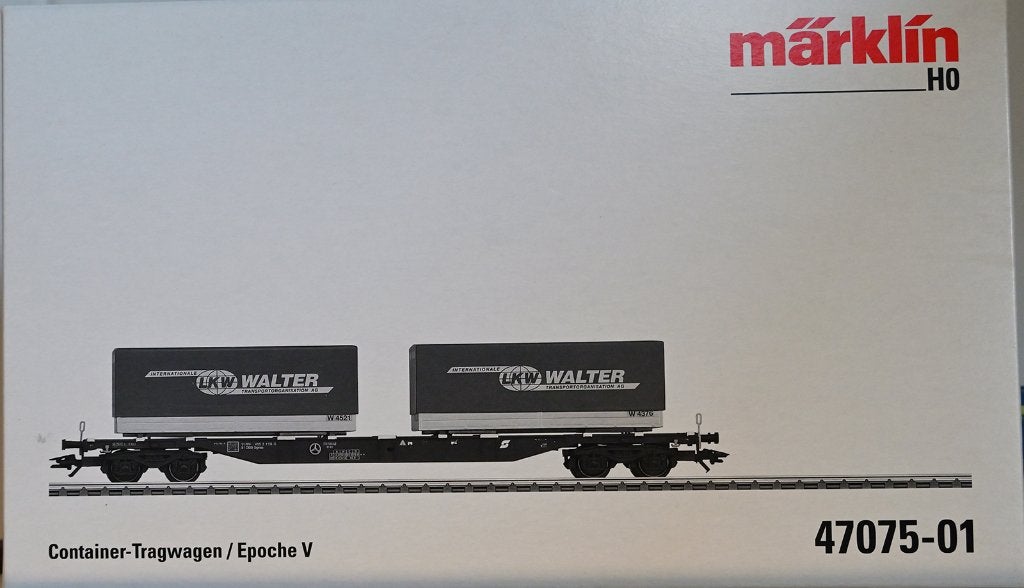 Märklin 47075-1 LKW Walter, Hobby en Vrije tijd, Wisselstroom, Wagon, Ophalen of Verzenden, Zo goed als nieuw