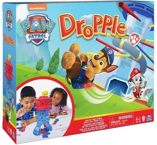 Paw Patrol Dropple Spel - Red de Pups!, Ophalen of Verzenden, Gebruikt, Jongen of Meisje