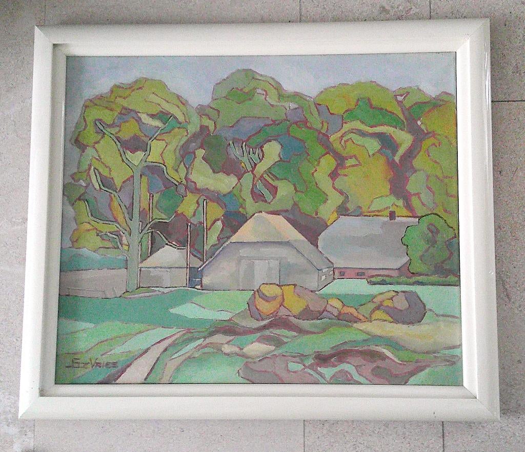 Boerderij in Friesland ? - Jaap de Vries (1907-1970), Ophalen of Verzenden