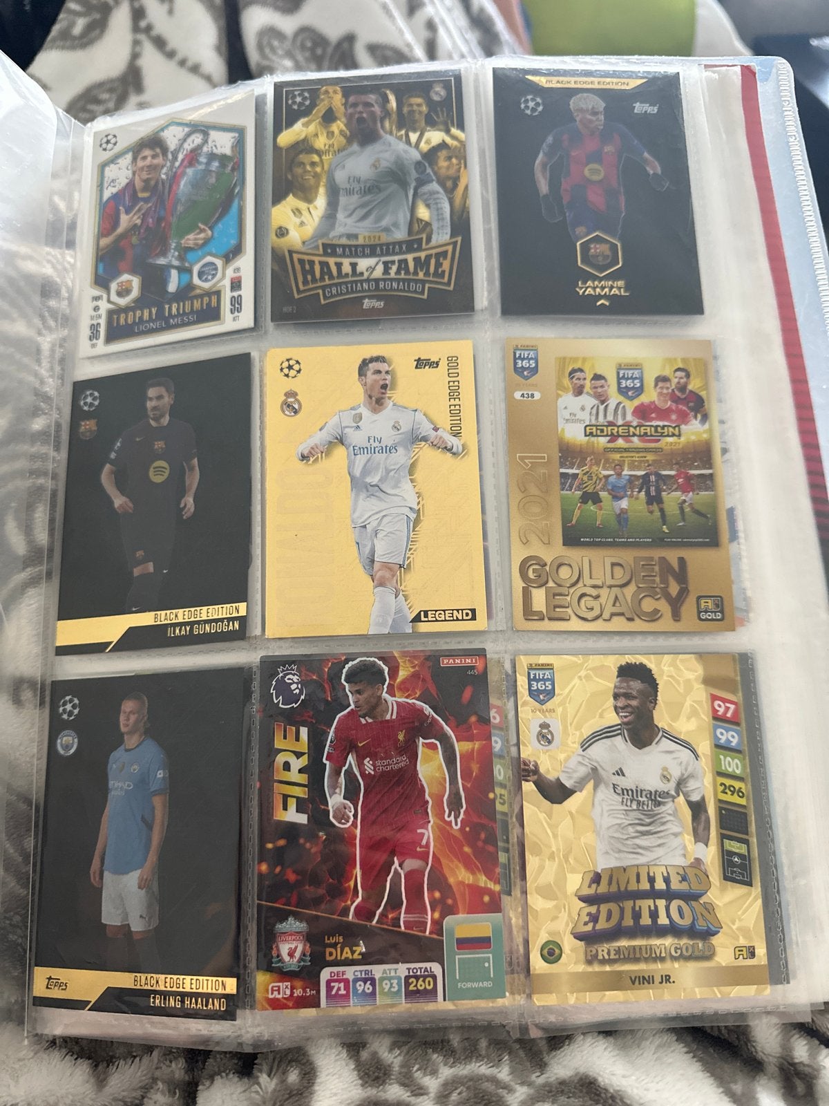 Voetbalplaatjes collectie - Topps Match Attax, Adrenalyn XL, Verzamelen, Ophalen, Gebruikt, Buitenlandse clubs, Spelerskaart