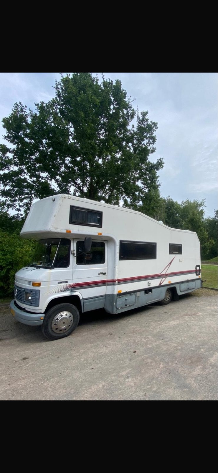 Mercedes 508D Camper - 6 slaapplaatsen Belastingvrij!, Buscamper of Camperbus, Particulier, Standkachel, Luifel
