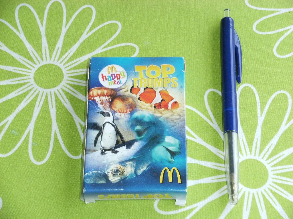 Top Trumps van McDonalds Happy Meal, Een of twee spelers, Ophalen of Verzenden, Zo goed als nieuw