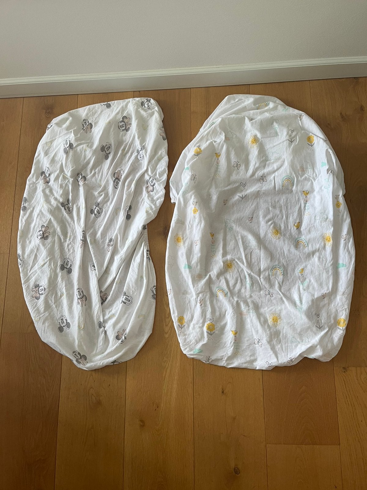 Disney Home hoeslakens ledikant 60x120 / 70x140 cm, Overige merken, Peuterbed, Zo goed als nieuw, Met elastische banden
