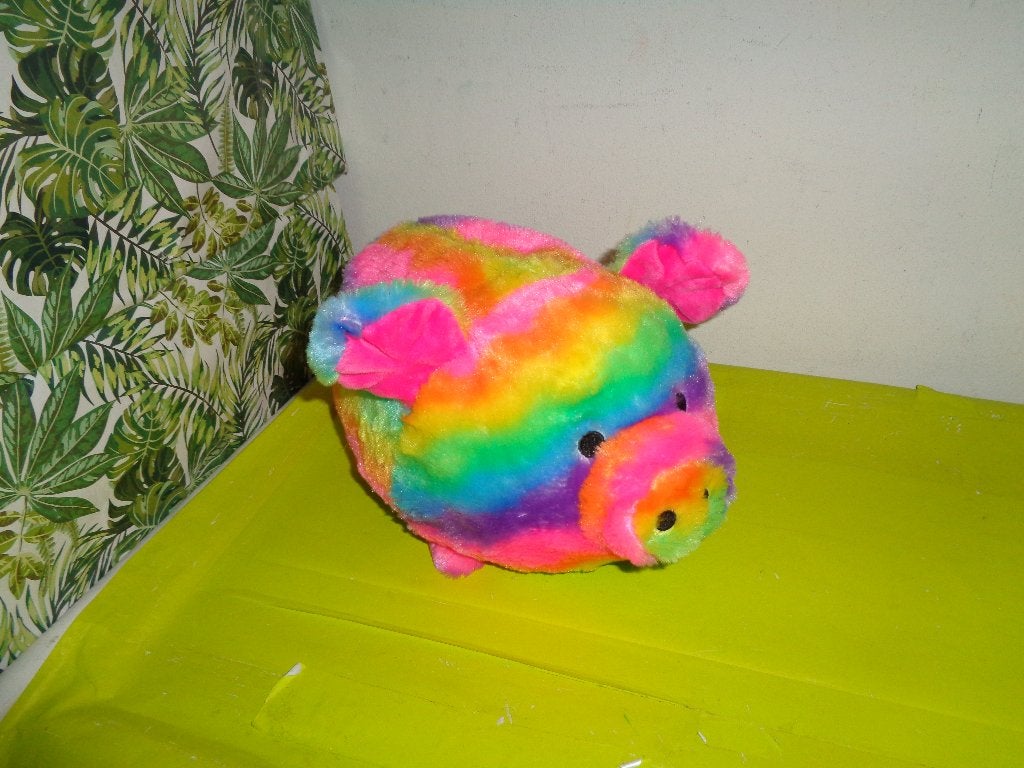 KNUFFEL REGENBOOG VARKEN, Ophalen, Overige merken, Overige karakters, Overige typen