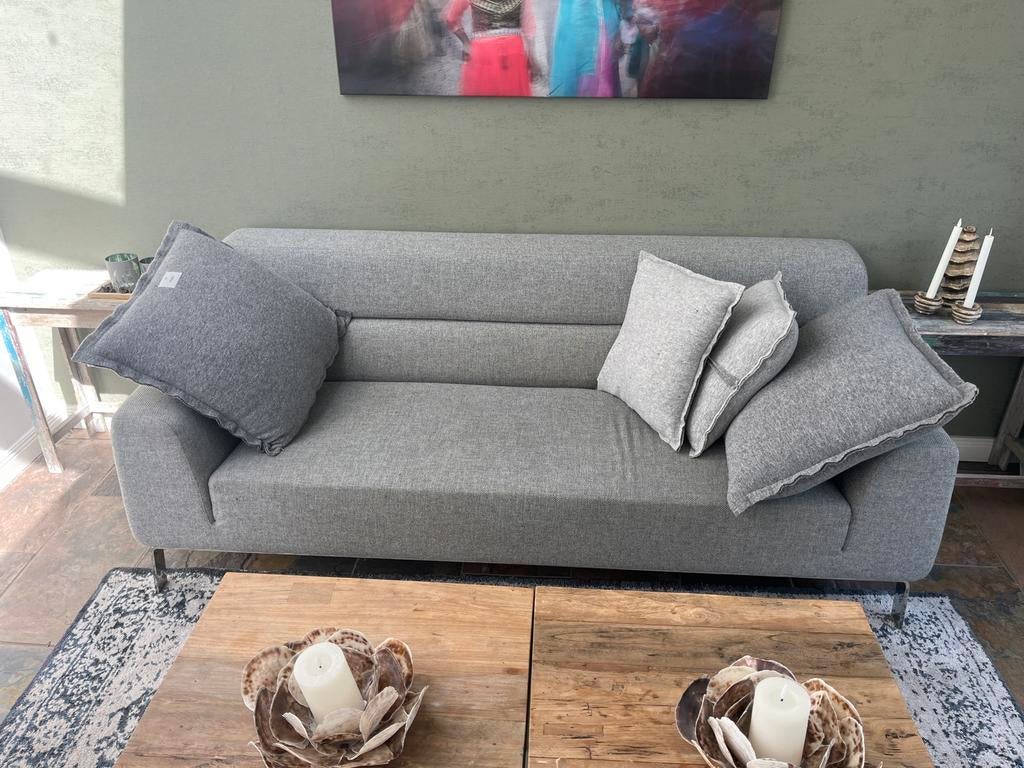 Echte Artifort bank - 195 cm - Diepe reiniging nodig, Ophalen, Gebruikt, 150 tot 200 cm, Driepersoons