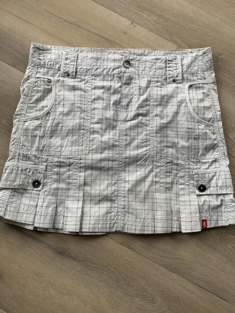 Geruit rokje van Esprit, Kleding | Dames, Rokken, Maat 38/40 (M), Wit, Ophalen of Verzenden, Zo goed als nieuw