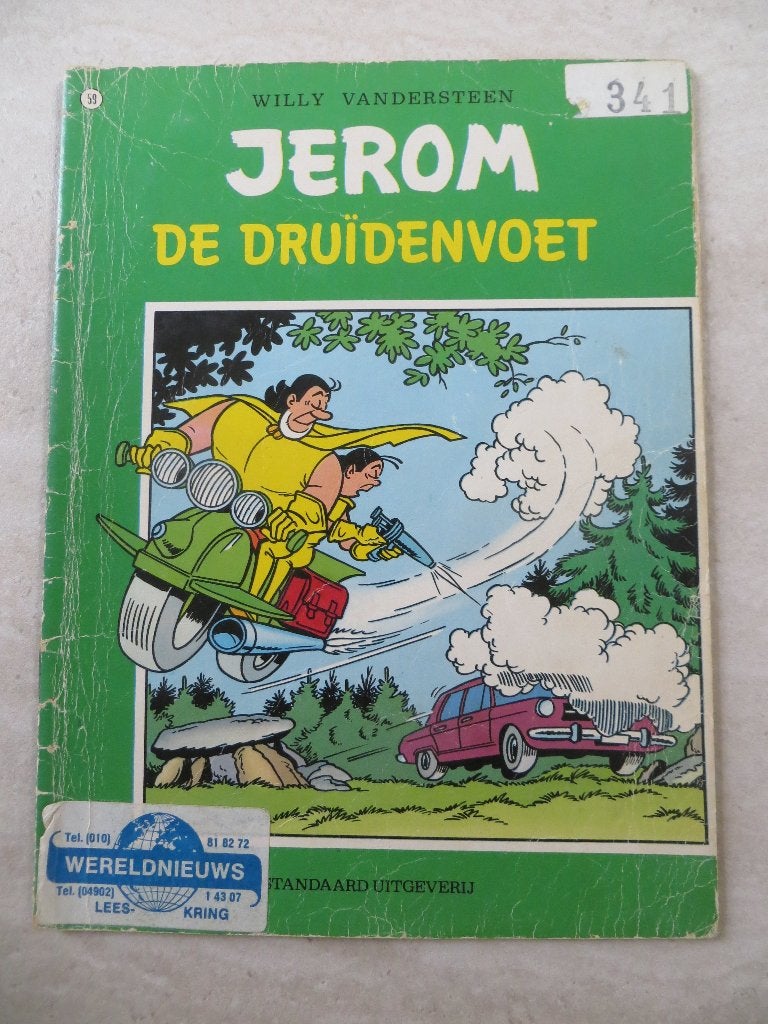 Jerom 59 De druidenvoet - stripboek, Eén stripboek, Ophalen of Verzenden, Gelezen