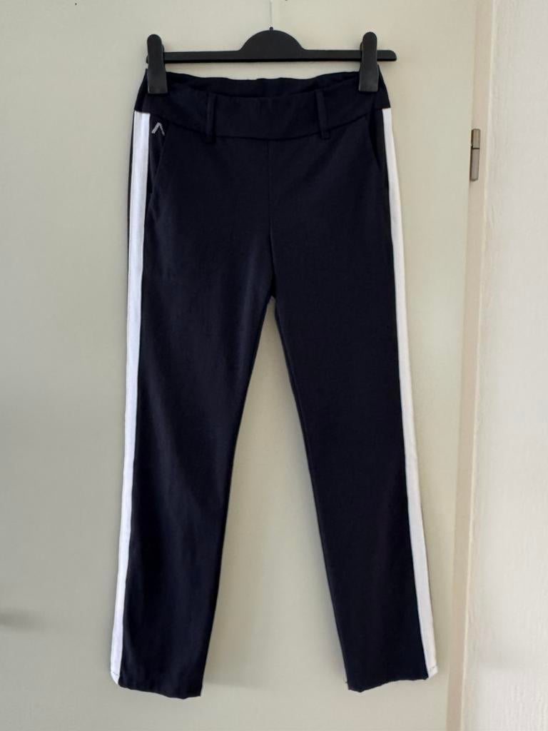 Alberto Lucy CR SB golfbroek navy/wit - mt 34 ZGAN, Ophalen of Verzenden, Zo goed als nieuw, Kleding