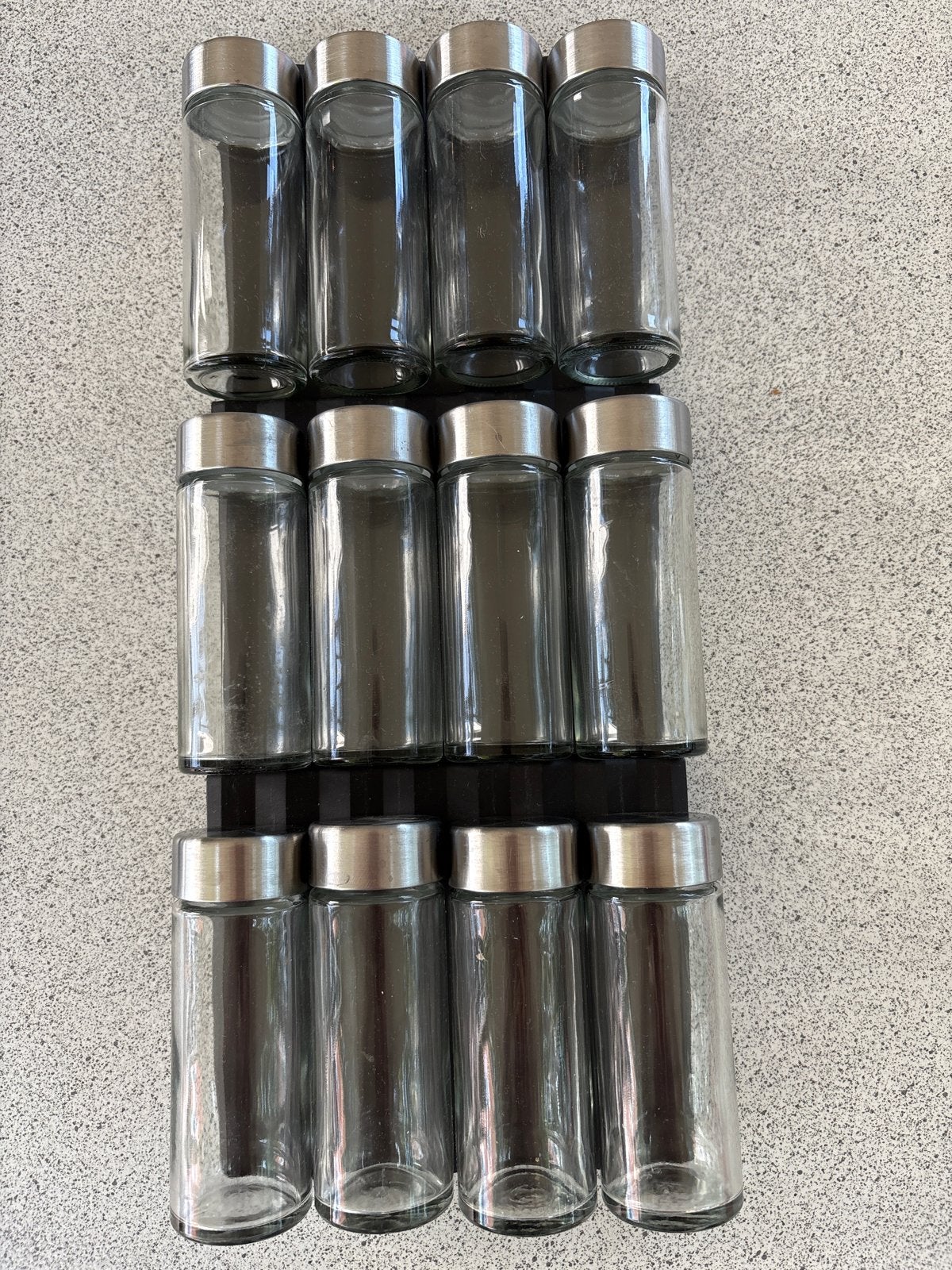 IKEA Kruidenpotjes met Lade-organizer (12 stuks), IKEA, Zilver, Ophalen of Verzenden, Voorraadpot