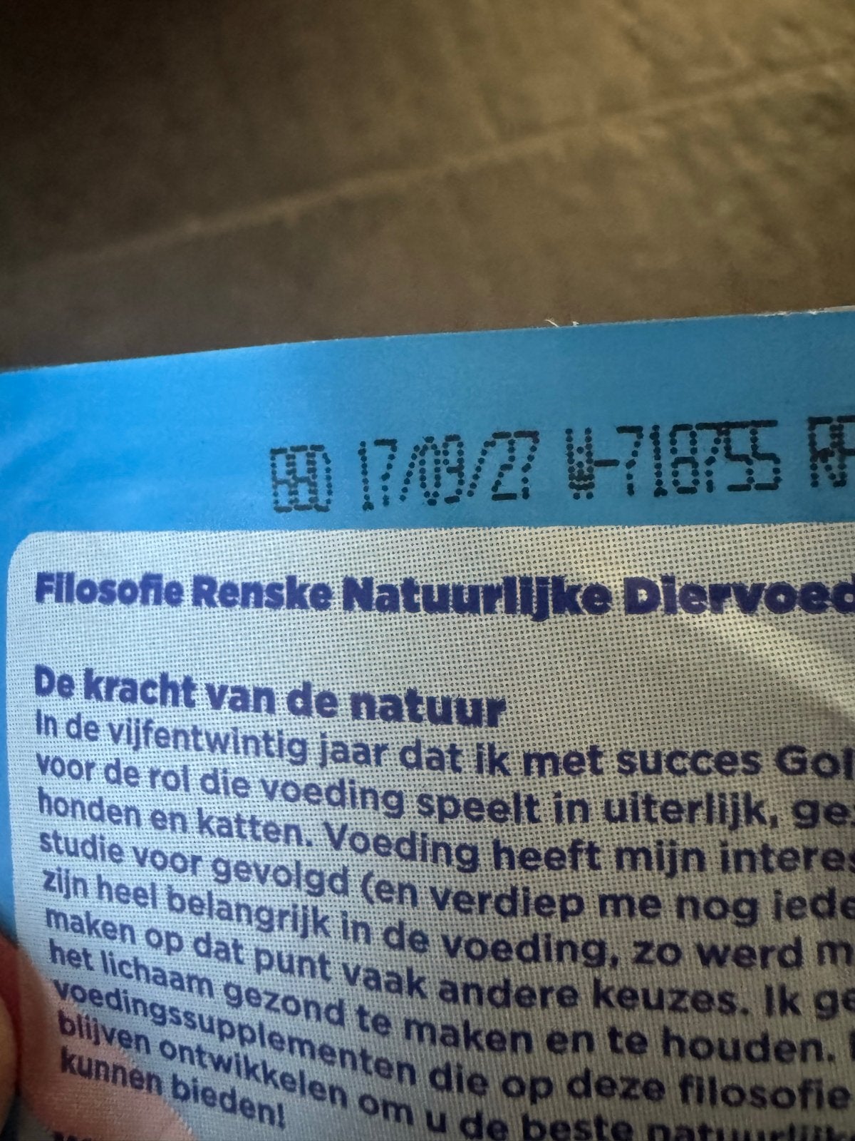 3 dichte zakken hondenbrokken, Ophalen, Hond