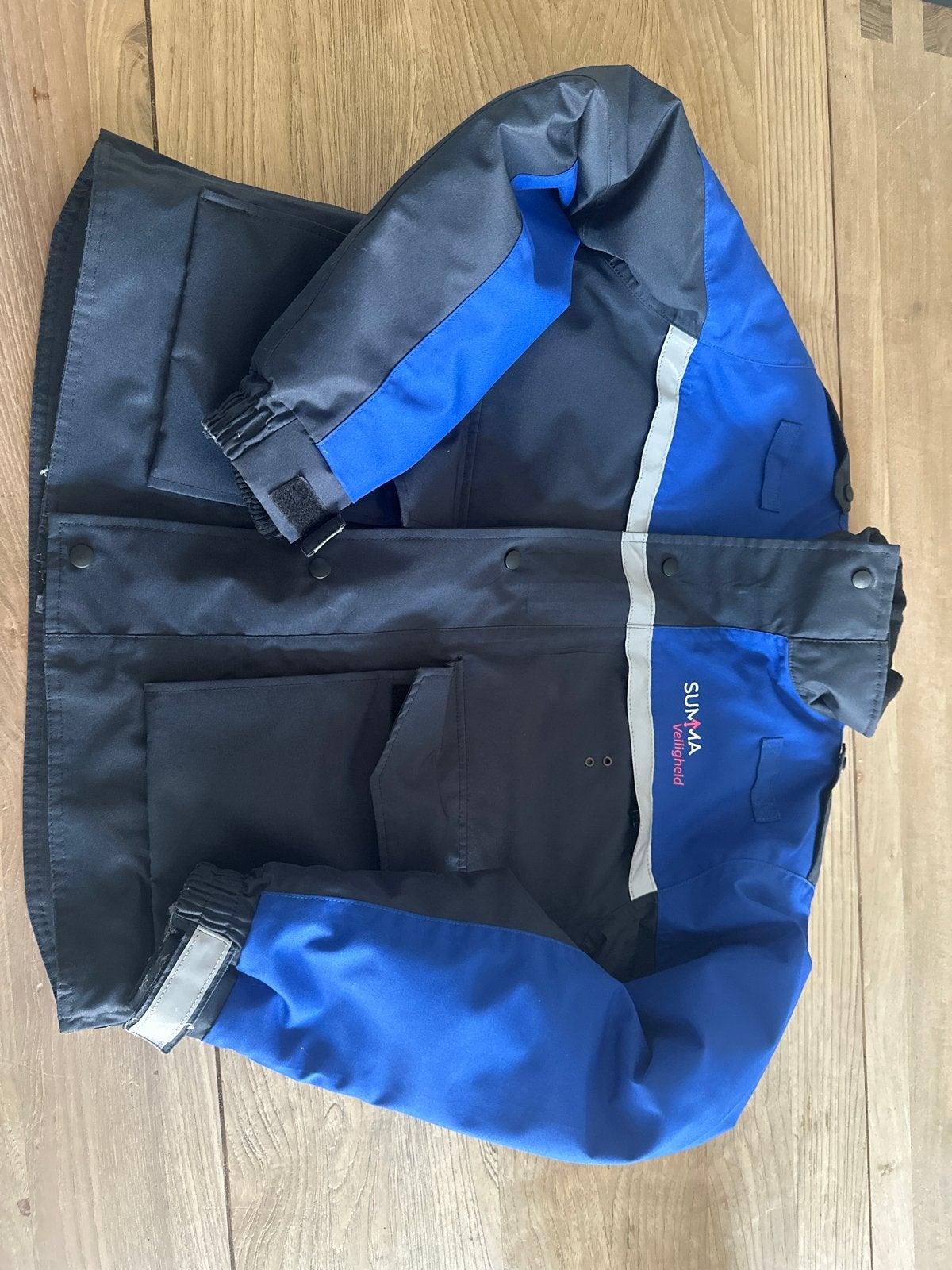 SUMMA werkjas - Blauw/Zwart, Ophalen, Gedragen, Maat 42/44 (L), Blauw