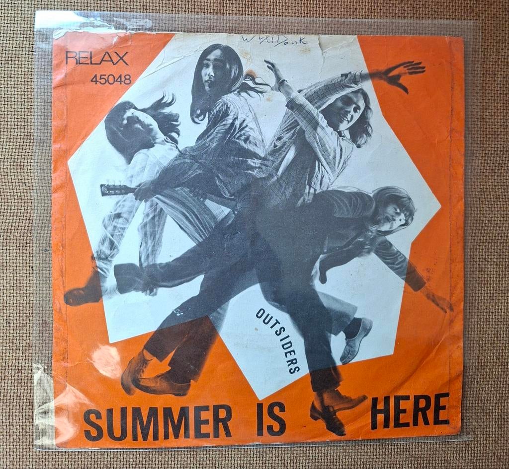 Outsiders - Summer is here - Single is TOP, Cd's en Dvd's, Vinyl Singles, Gebruikt, Verzenden, 7 inch, Single