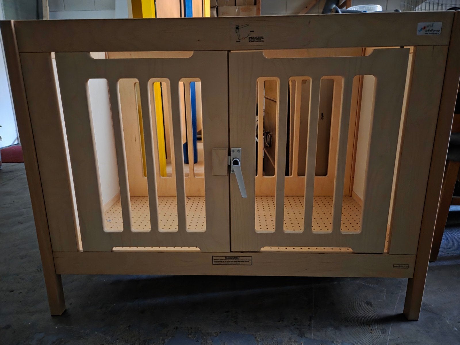 Ledikant 90x119x63,5 cm - Stevig en Veilig, Ophalen, Zo goed als nieuw, Ledikant