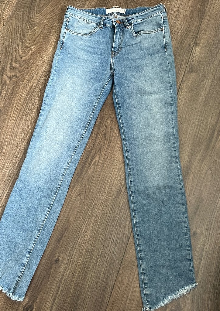 YAYA stretch skinny jeans maat 36, Kleding | Dames, Spijkerbroeken en Jeans, Blauw, Ophalen of Verzenden, Zo goed als nieuw, Yaya