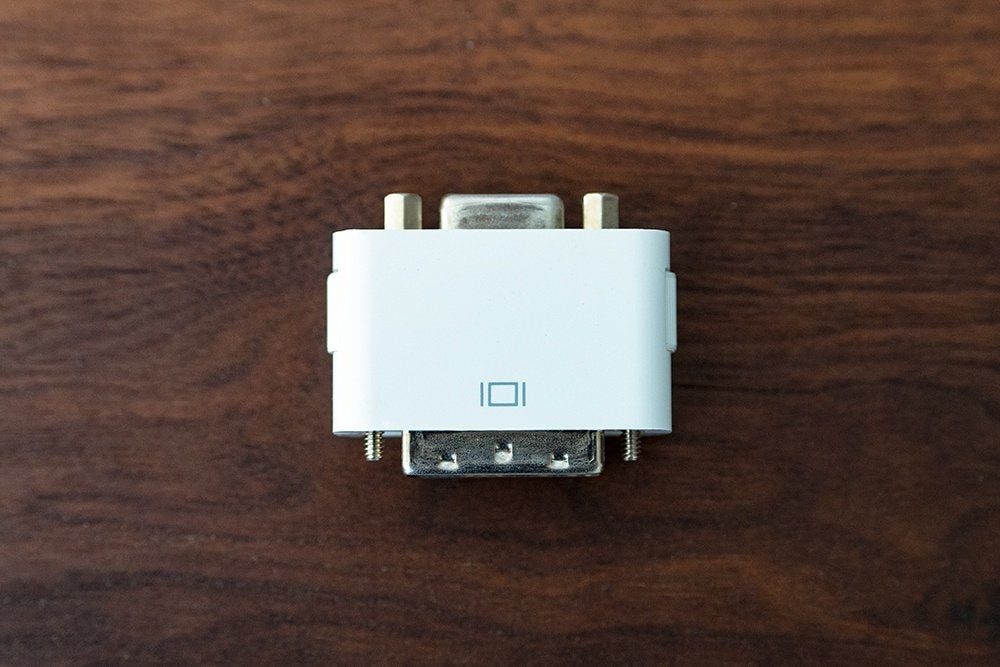 Apple DVI > VGA adapter, Ophalen of Verzenden, Zo goed als nieuw
