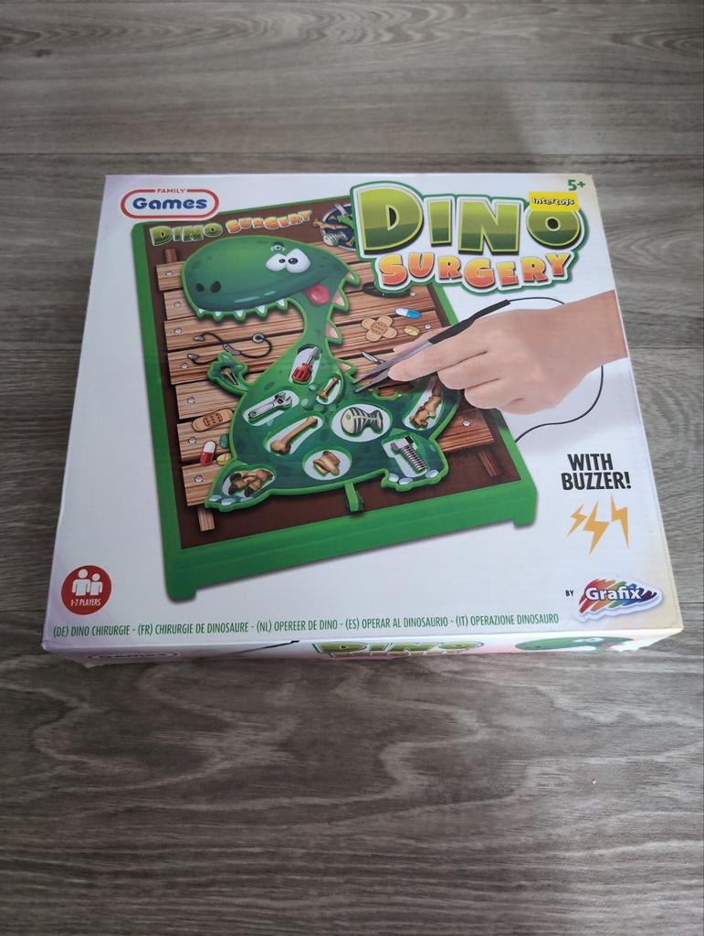 Dino Surgery Spel - Operatie Dino met Buzzer, Ophalen of Verzenden, Zo goed als nieuw, Jongen of Meisje