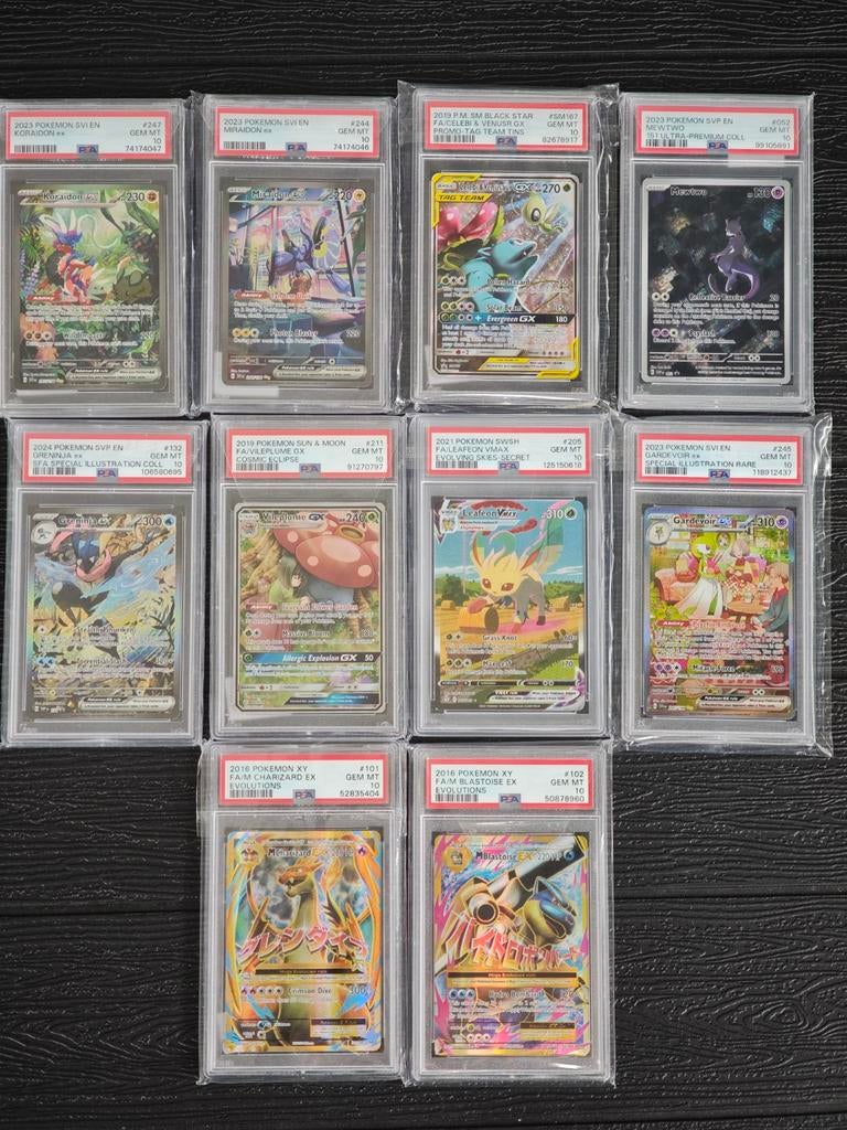 ♦️ Psa 10 slabs ♦️, Hobby en Vrije tijd, Verzamelkaartspellen | Pokémon, Ophalen of Verzenden, Zo goed als nieuw