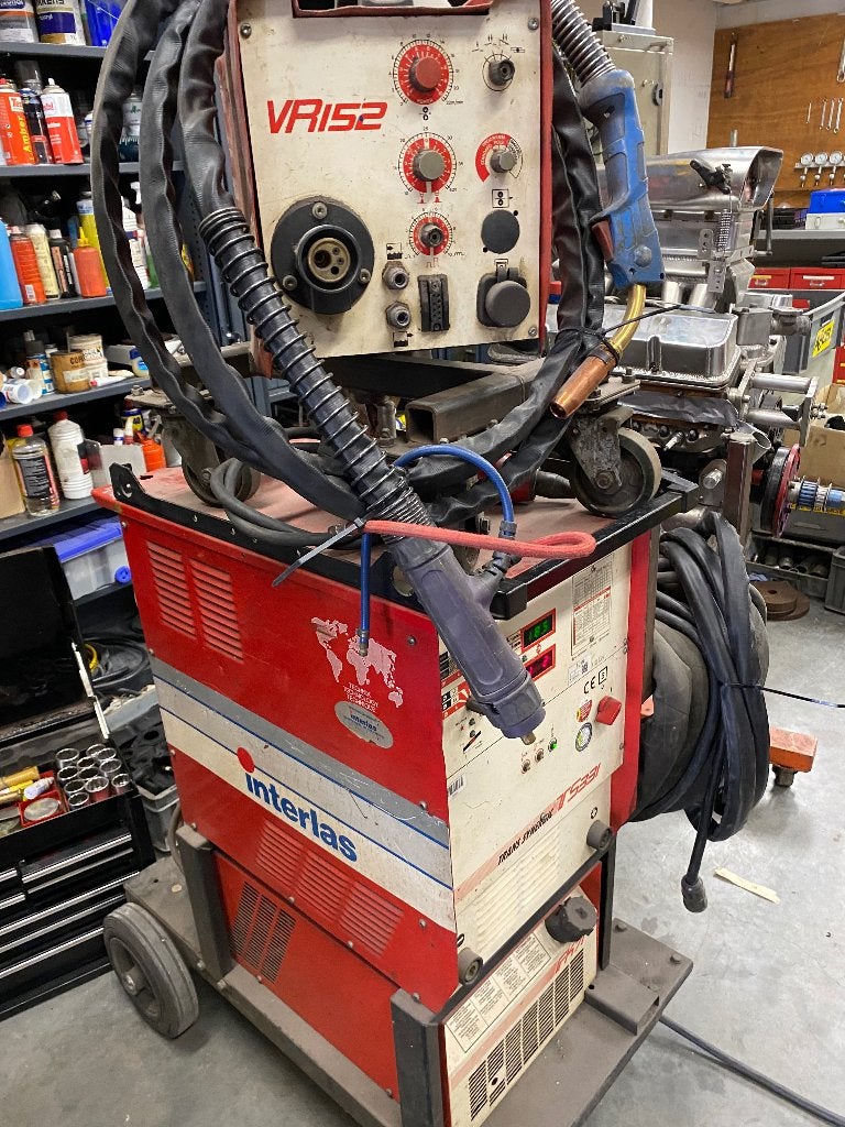 Fronius Transsynergic Intergas 330/331 MIG/MAG Lasapparaat, Ophalen, Gebruikt, 250 ampère of meer, Co2
