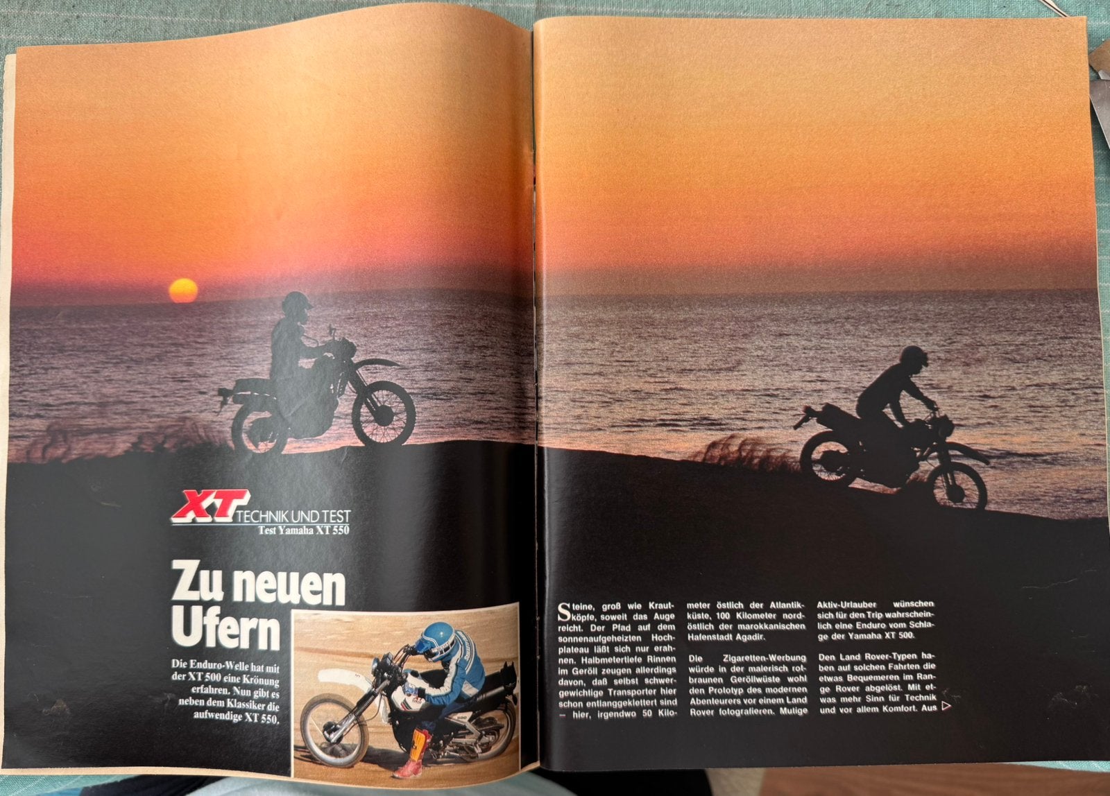 Test 1982 Yamaha XT550, Verzenden, Zo goed als nieuw, Motoren