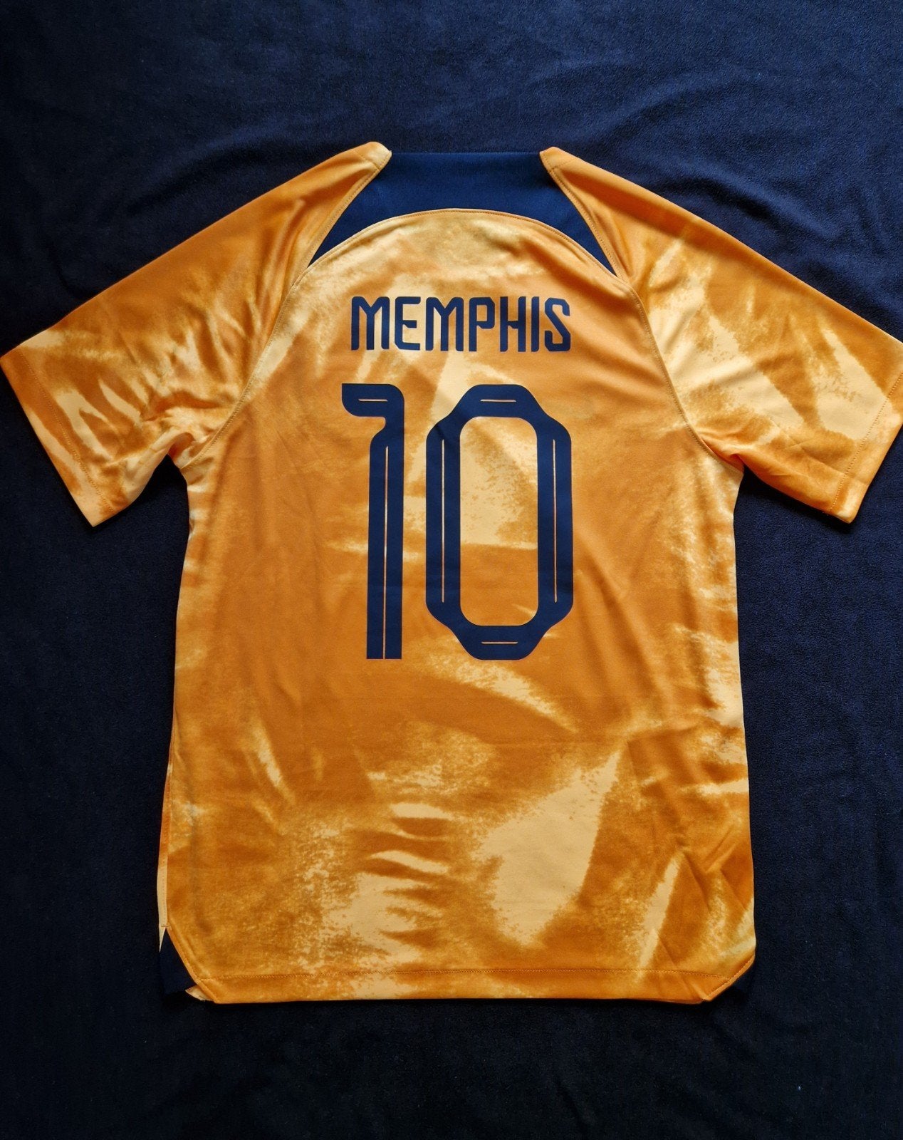 Nederlands elftal Oranje shirt 2022 Memphis M, Maat 48/50 (M), Nike, Nieuw, Oranje