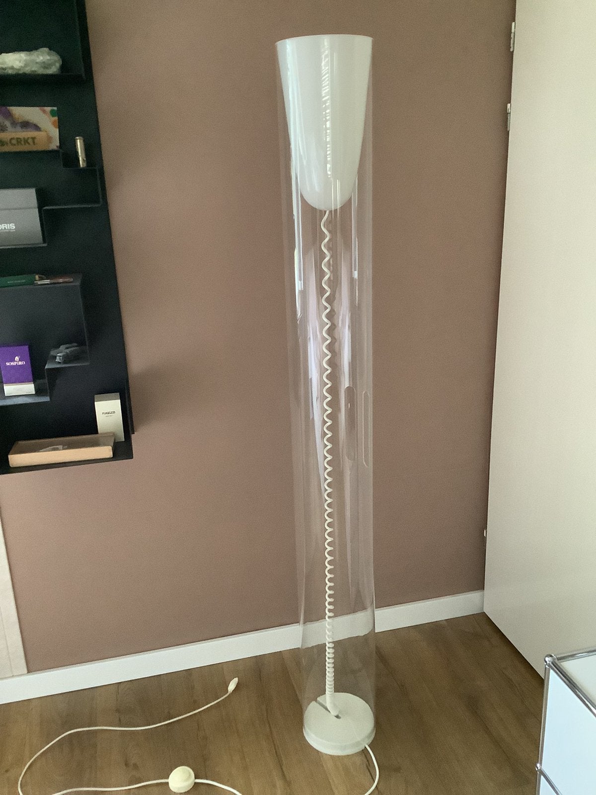 Kartell Toobe design vloerlamp, Huis en Inrichting, Lampen | Vloerlampen, Ophalen, Zo goed als nieuw, Kunststof, 150 tot 200 cm