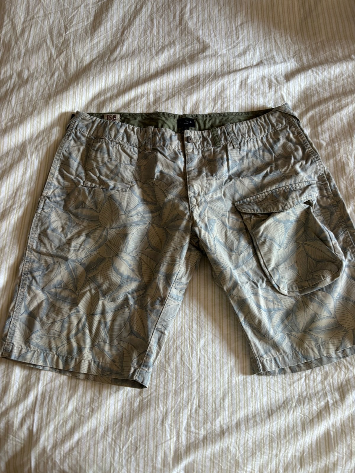 Paul Smith korte broek mt 36 waist., Kleding | Heren, Ophalen of Verzenden, Zo goed als nieuw, Blauw, Broek of Spijkerbroek