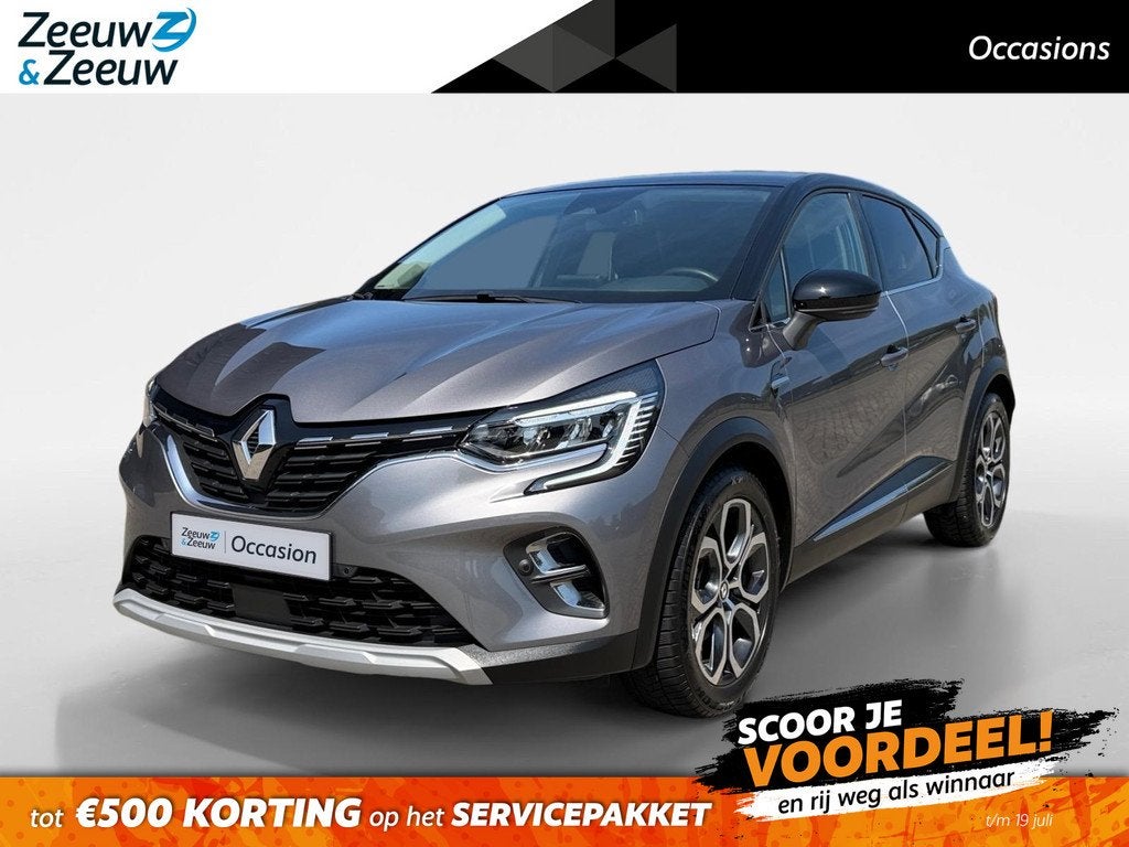 Renault Captur 145PK E-Tech Hybrid Intens Automaat | 9,3" Na, Auto's, Renault, 12 maanden, Gebruikt, Leder en Stof, Hybride Elektrisch/Benzine