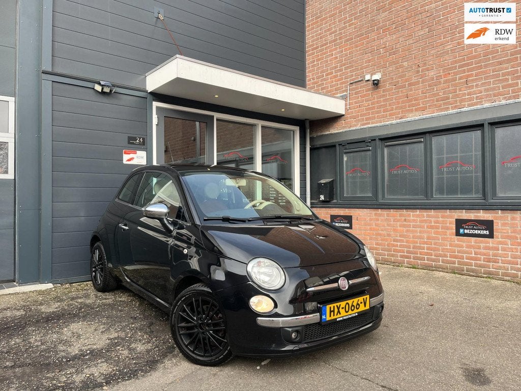 Fiat 500 0.9 TwinAir Lounge|Automaat|Pano|Pdc|Leder|Airco, Euro 5, 86 pk, Gebruikt, 31 €/maand