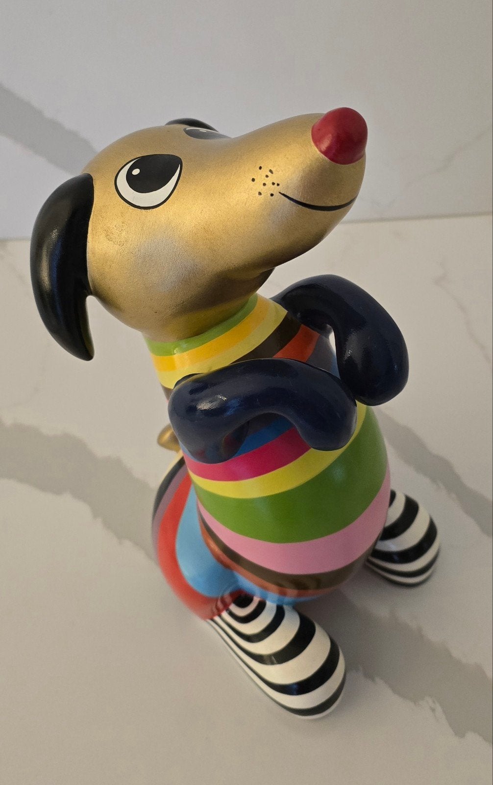 Beeld van Niloc Pagen in nieuw staat teckel, Ophalen, Zo goed als nieuw, Hond of Kat, Beeldje of Figuurtje