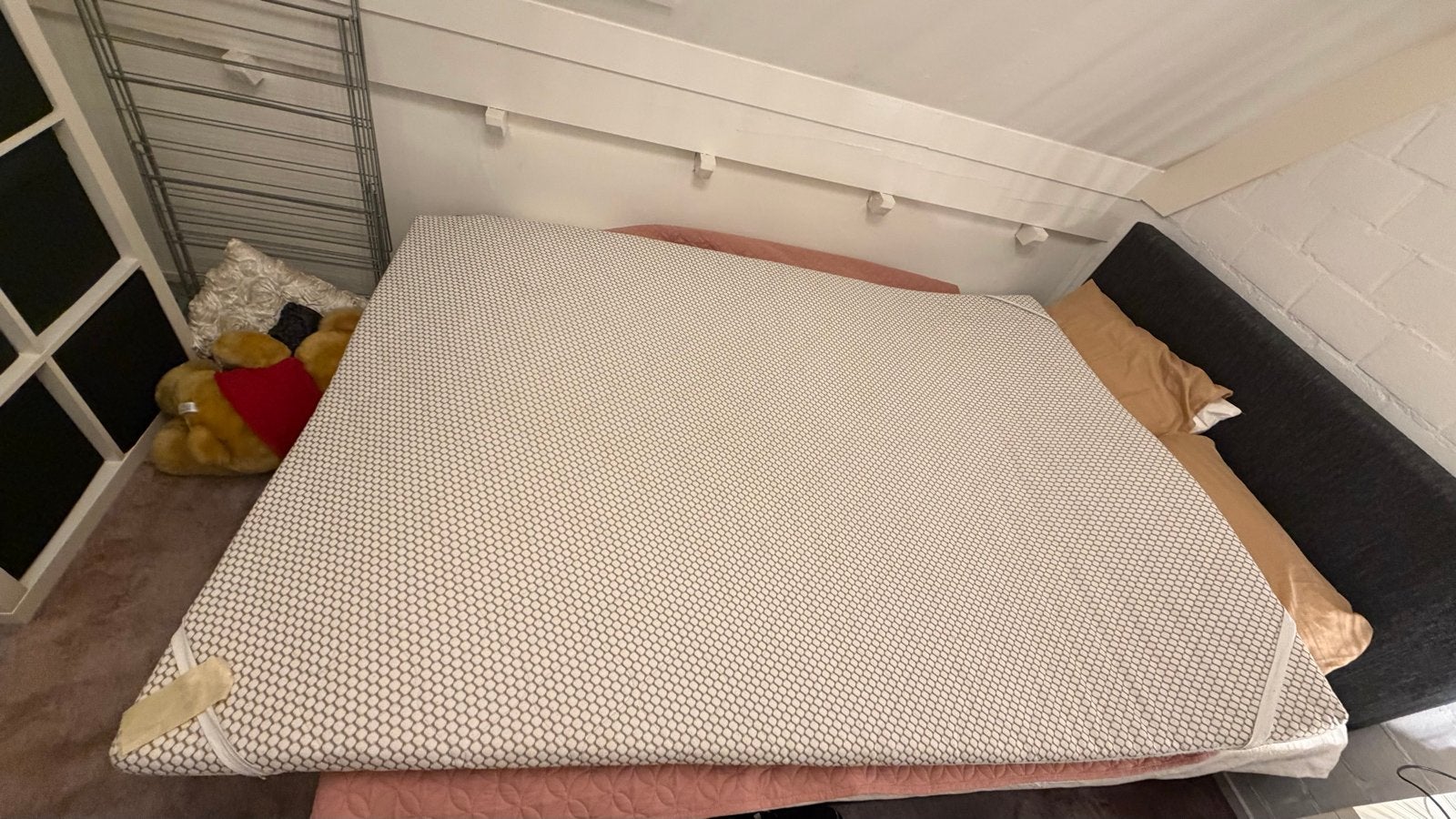 Lonas anti-decubitus matras/topper - 140x200 cm, Tweepersoons, Zo goed als nieuw, Matras, 200 cm