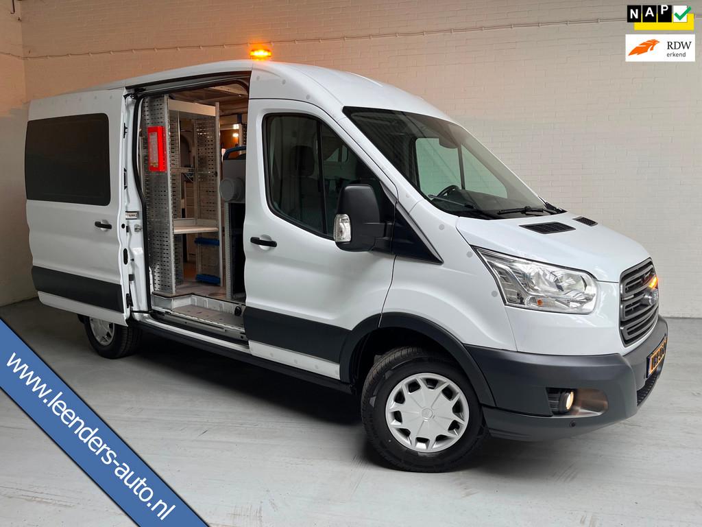 Ford Transit Servicewagen 2.0 TDCI 130pk euro6 L2H2 Trend So, 4 cilinders, Met garantie (alle), 2800 kg, Wit