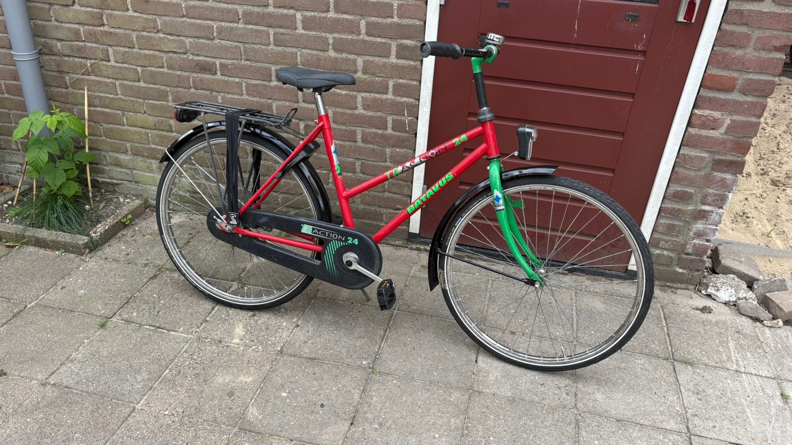 Batavus Kinderfiets 24 inch, Ophalen, Gebruikt, Terugtraprem, 20 inch of meer