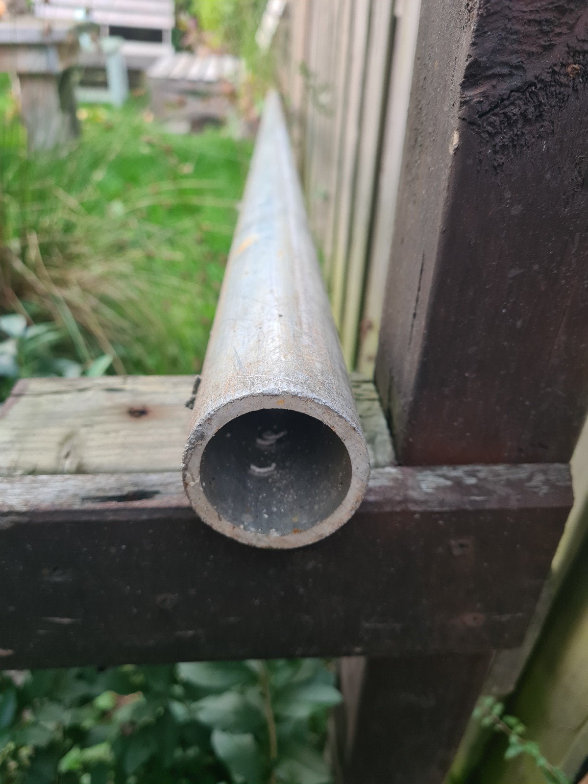 Aluminium 5mm  dikwandige mast, 6 meter lang, Telecommunicatie, Ophalen, Gebruikt, Mast
