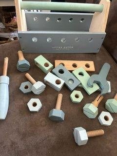 Little Dutch Houten Gereedschapskist speelgoed, Kinderen en Baby's, Speelgoed | Houten speelgoed, Ophalen, Zo goed als nieuw