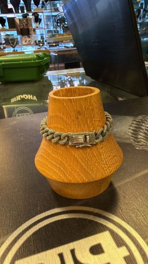 BUDDHA TO BUDDHA ARMBAND TYPE J076 D KRISTEL XS € 249,00, Ophalen of Verzenden, Nieuw, Zilver, Zilver