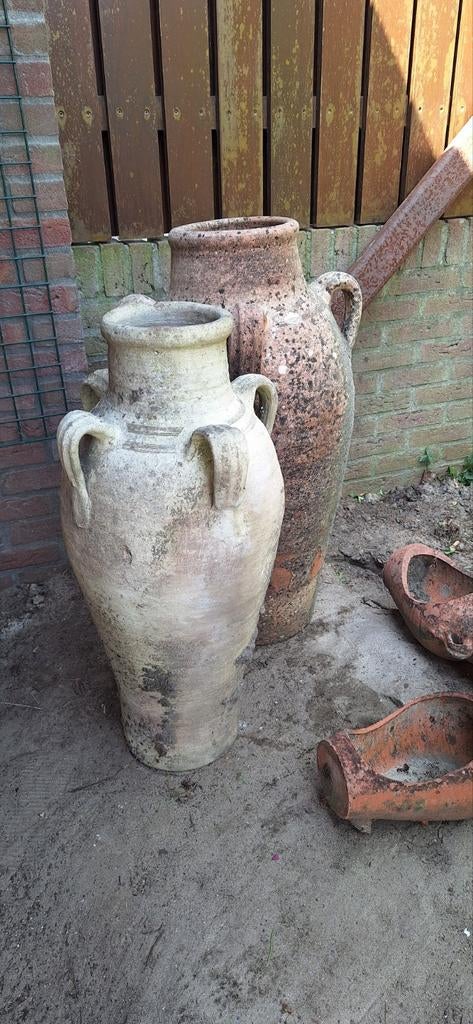 terracotta vaas, Tuin en Terras, Ophalen of Verzenden